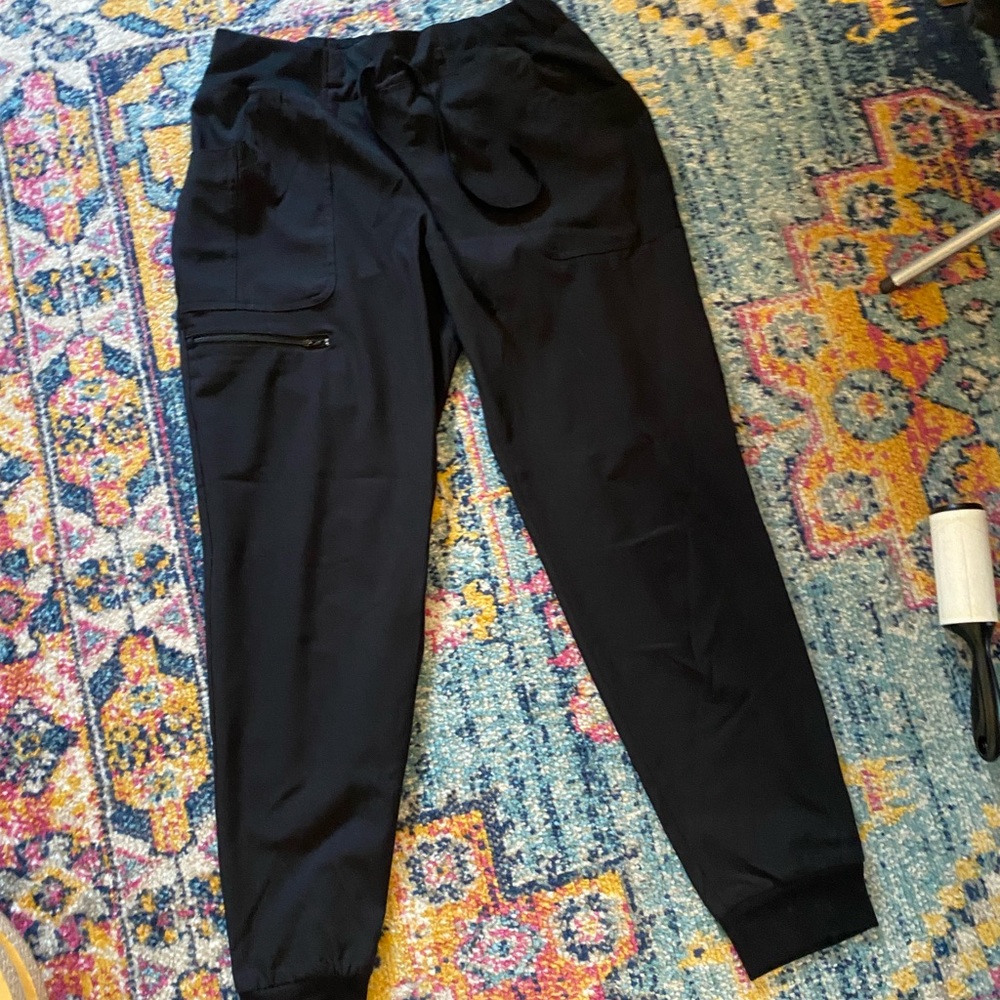 Heart soul size medium high waisted black scrub pants